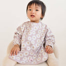 Kynd Baby Sleeved Messy Bib - Lilac Daisy