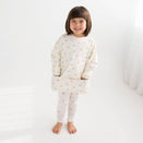 Kynd Baby Sleeved Messy Bib - Over the Rainbow Powder