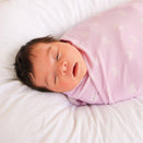 Kynd Baby Large Stretchy Swaddle - Lilac Rainbow