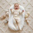 L'ovedbaby Organic 2-Way Zipper Footie - Buttercream