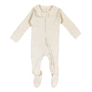 L'ovedbaby Organic 2-Way Zipper Footie - Buttercream