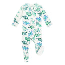 L'ovedbaby Organic 2-Way Zipper Footie - Seaweed