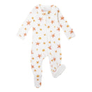 L'ovedbaby Organic 2-Way Zipper Footie - Starfish