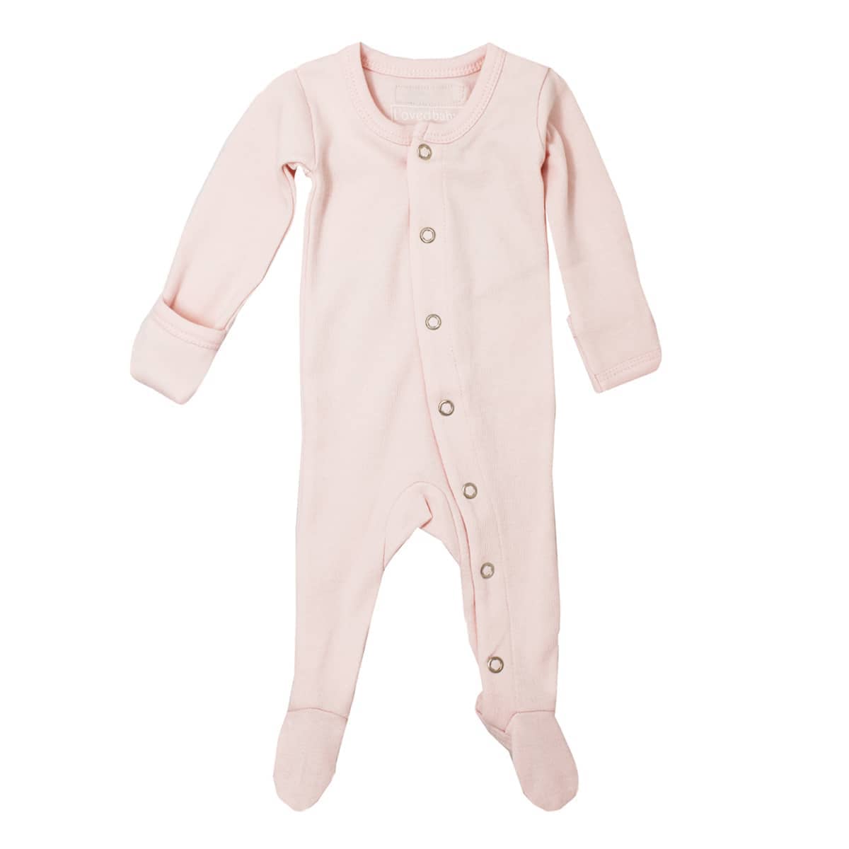 L'ovedbaby Organic Gl'oved Footed Overall - Blush