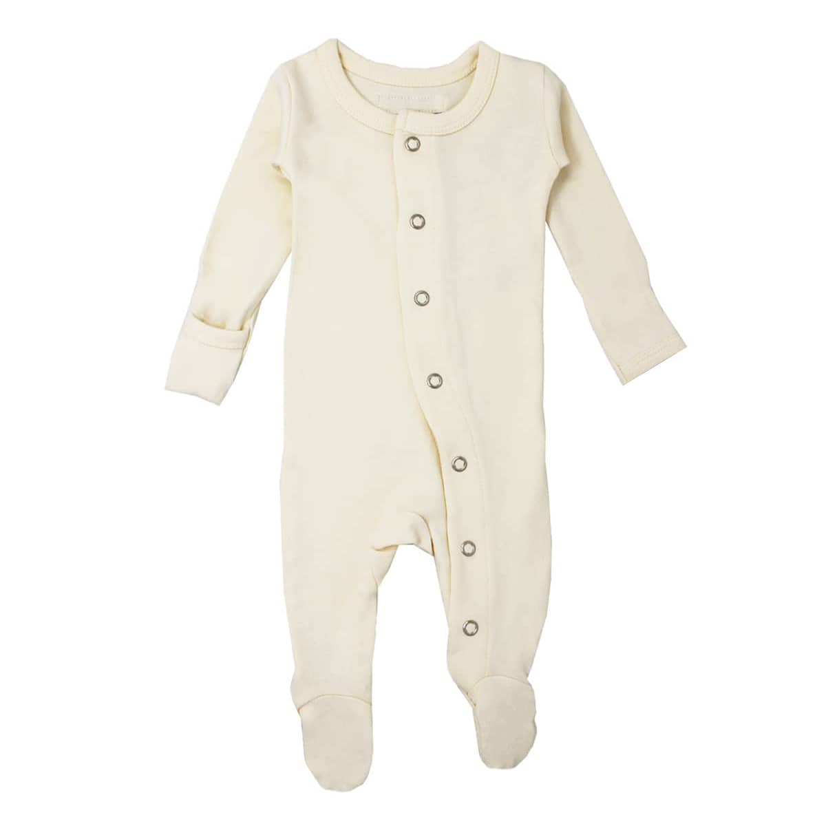 L'ovedbaby Organic Gl'oved Footed Overall - Buttercream