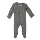 L'ovedbaby Organic Gl'oved Footed Overall - Grey