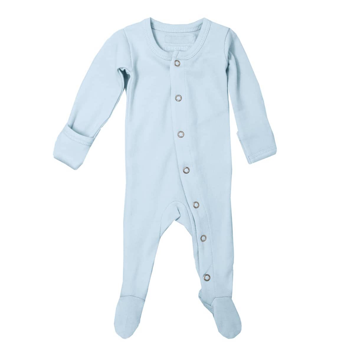 L'ovedbaby Organic Gl'oved Footed Overall - Moonbeam