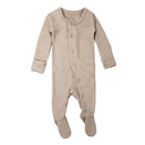 L'ovedbaby Organic Gl'oved Footed Overall - Oatmeal