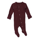 L'ovedbaby Organic Gl'oved Footed Overall - Plum