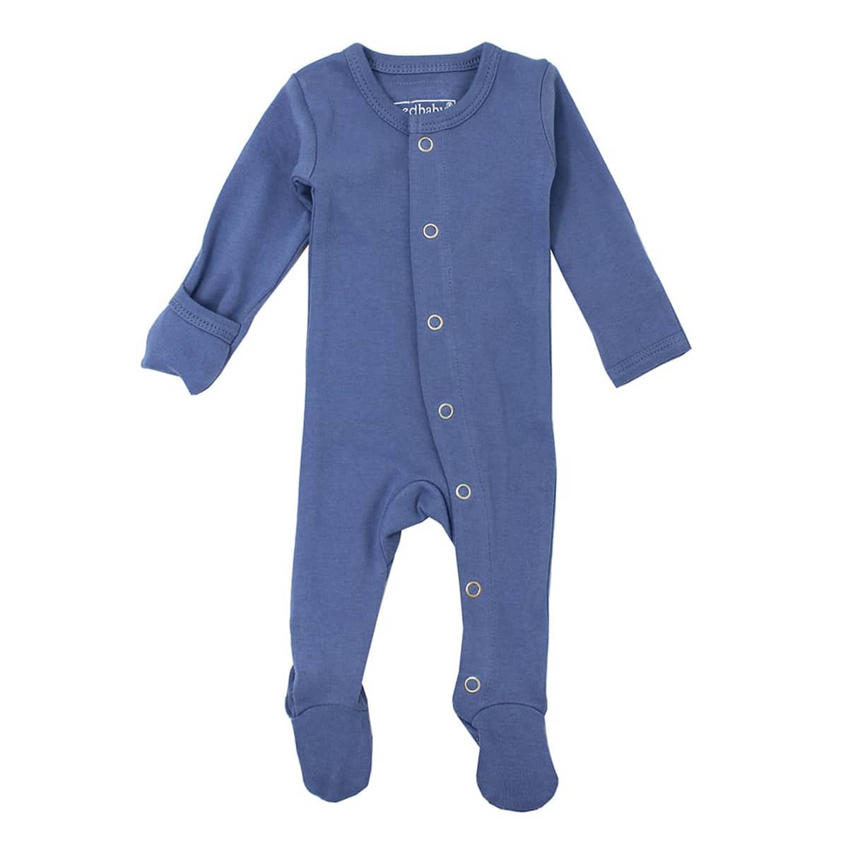 L'ovedbaby Organic Gl'oved Footed Overall - Slate