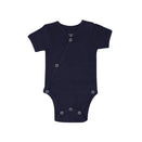 L'ovedbaby Organic Short Sleeve Kimono Bodysuit - Navy