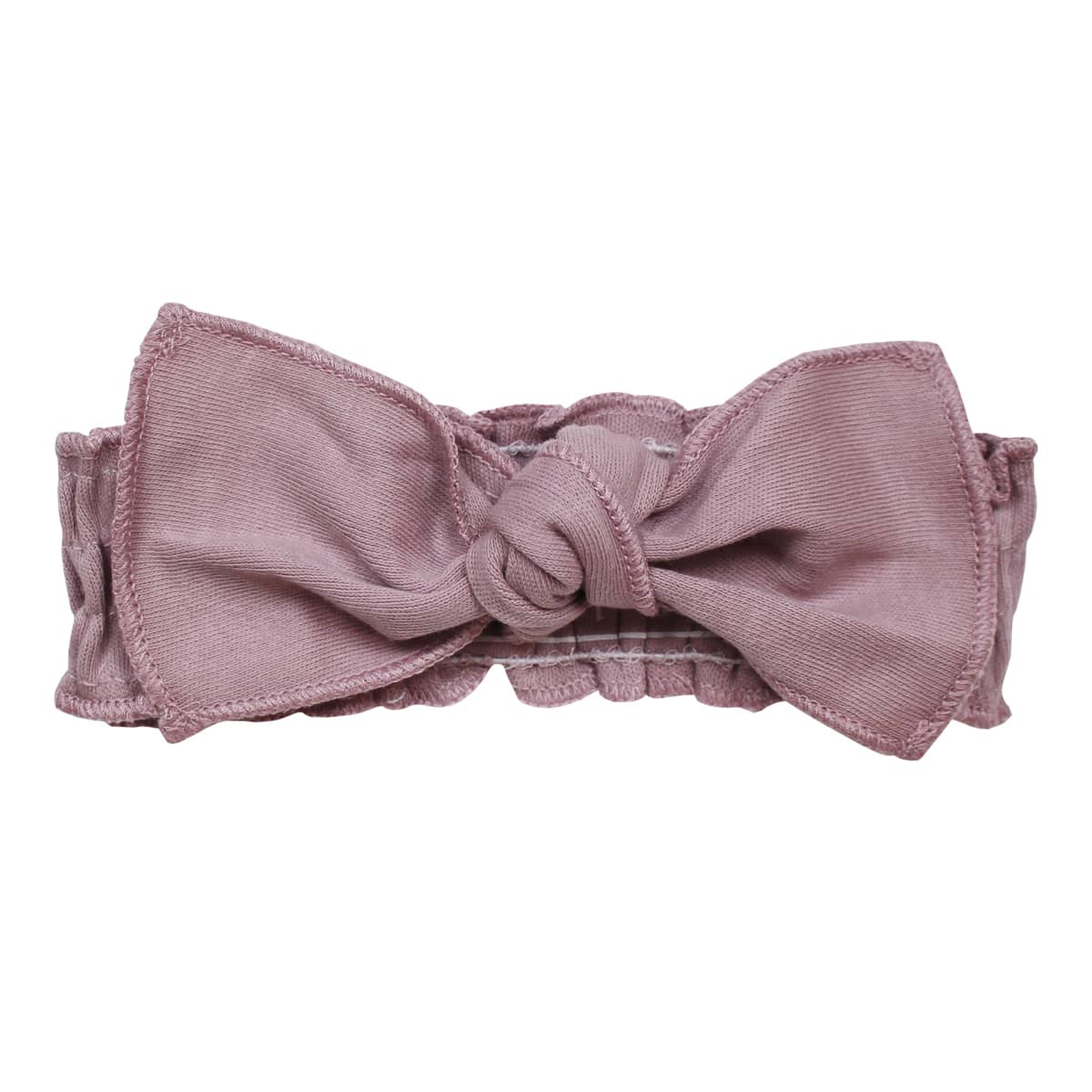 L'ovedbaby Organic Smocked Tie Headband - Lavender