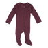 L'ovedbaby Organic Zipper Footed Overall - Plum