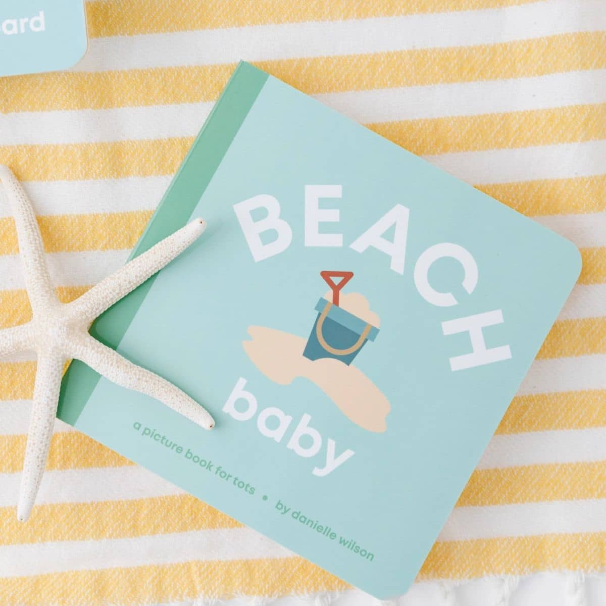 Left Hand Book House Baby Board Book - Beach Baby