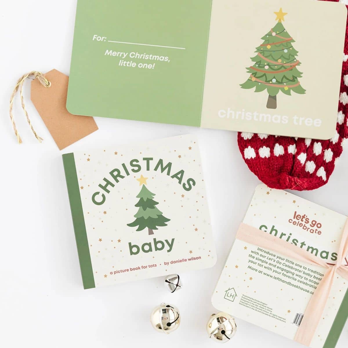 Left Hand Book House Baby Board Book - Christmas Baby