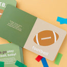 Left Hand Book House Baby Board Book - Football Baby