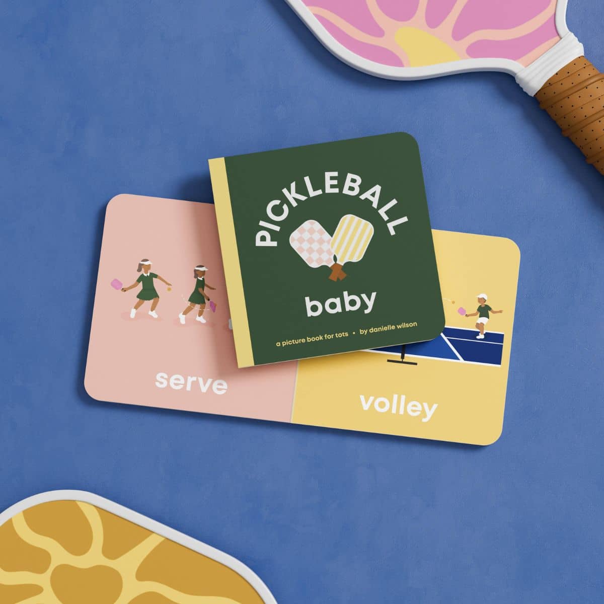 Left Hand Book House Baby Board Book - Pickleball Baby