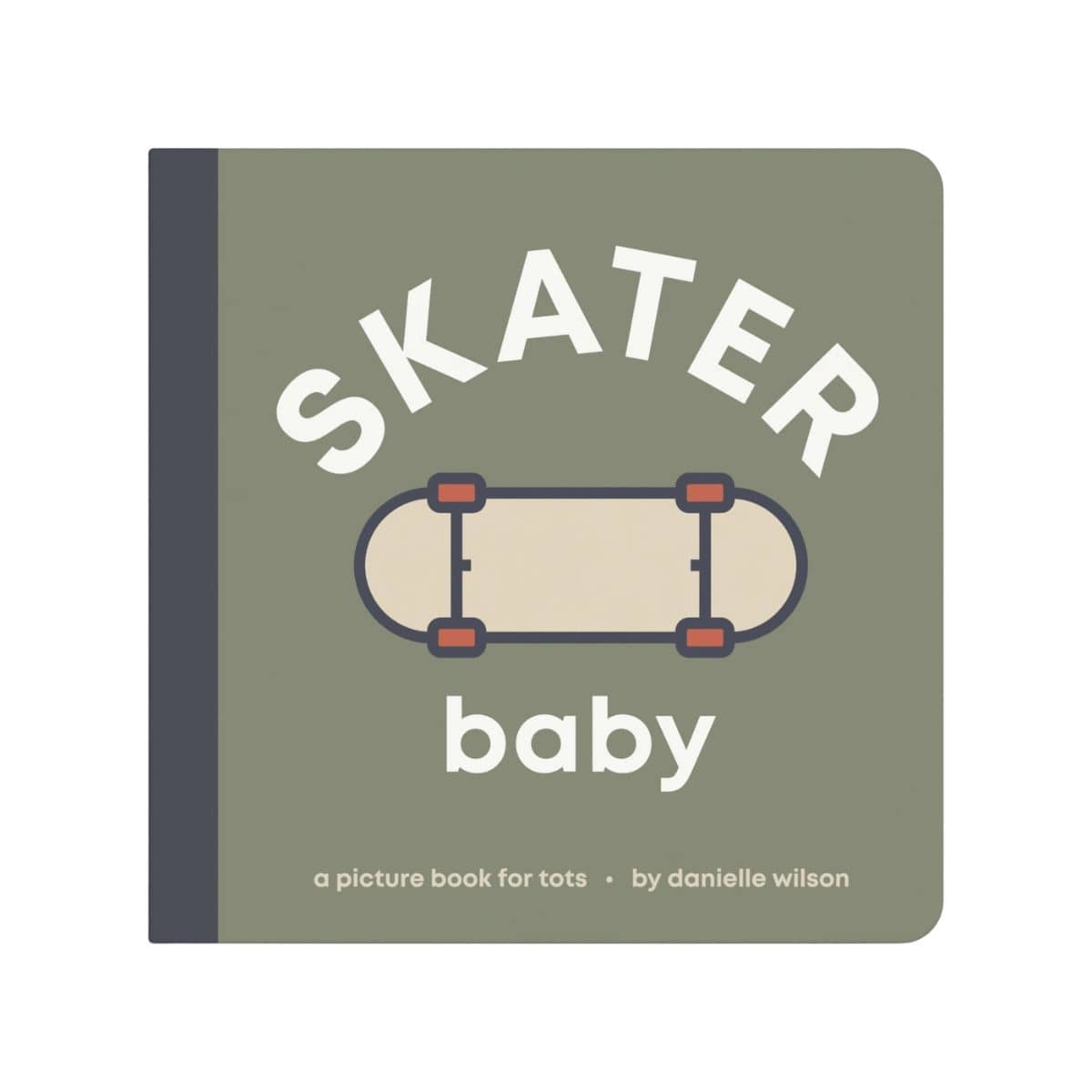 Left Hand Book House Baby Board Book - Skater Baby