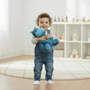 Les Ptipotos Mum & Baby Plush Toy - Bibou the Hippo