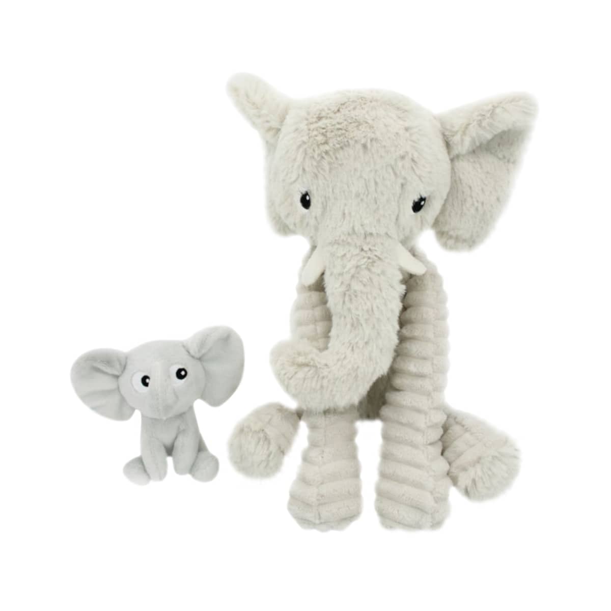 Les Ptipotos Mum & Baby Plush Toy - Dimoitou the Elephant