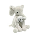 Les Ptipotos Mum & Baby Plush Toy - Dimoitou the Elephant