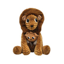 Les Ptipotos Mum & Baby Plush Toy - Graou the Lion