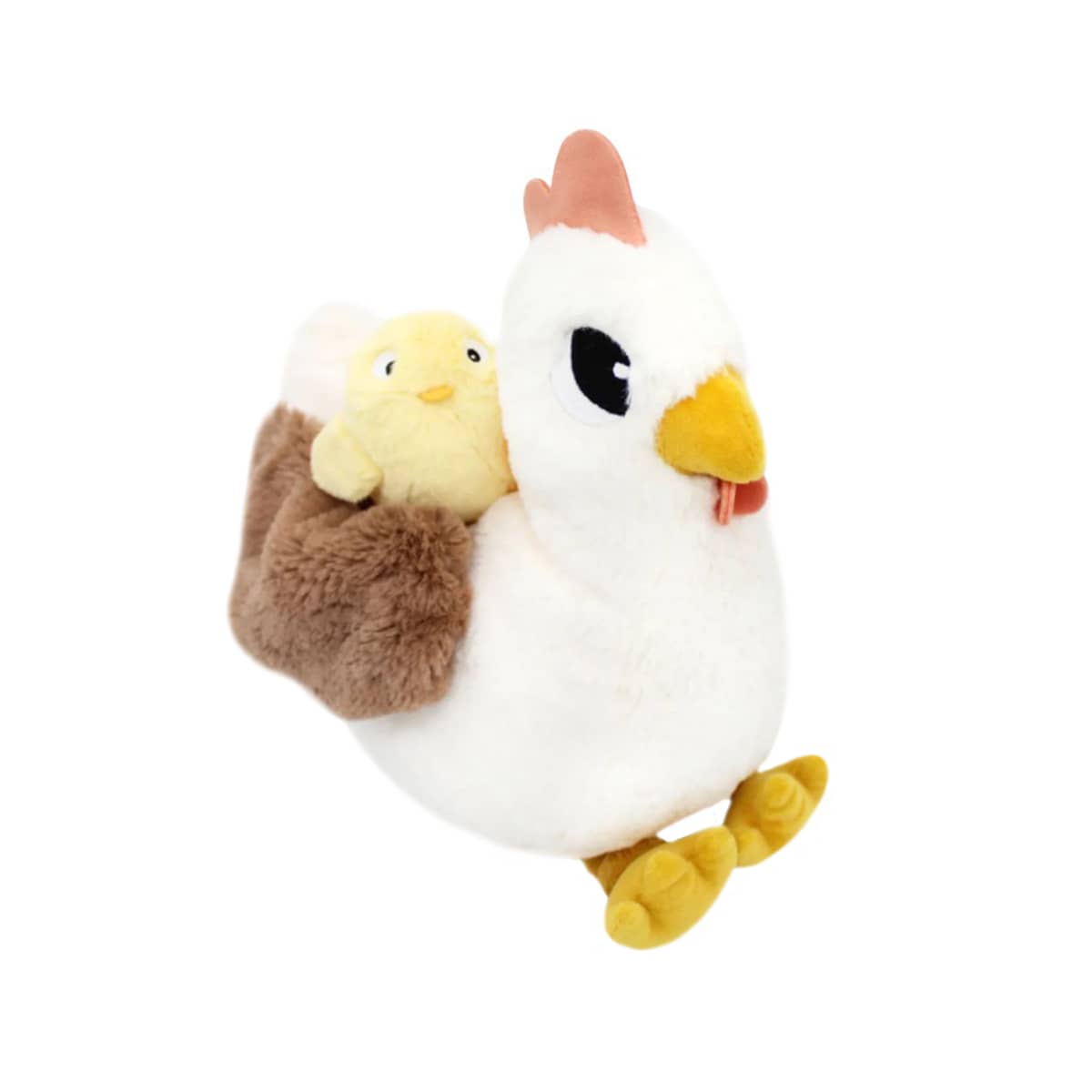 Les Ptipotos Mum & Baby Plush Toy - Pioupiou the Hen