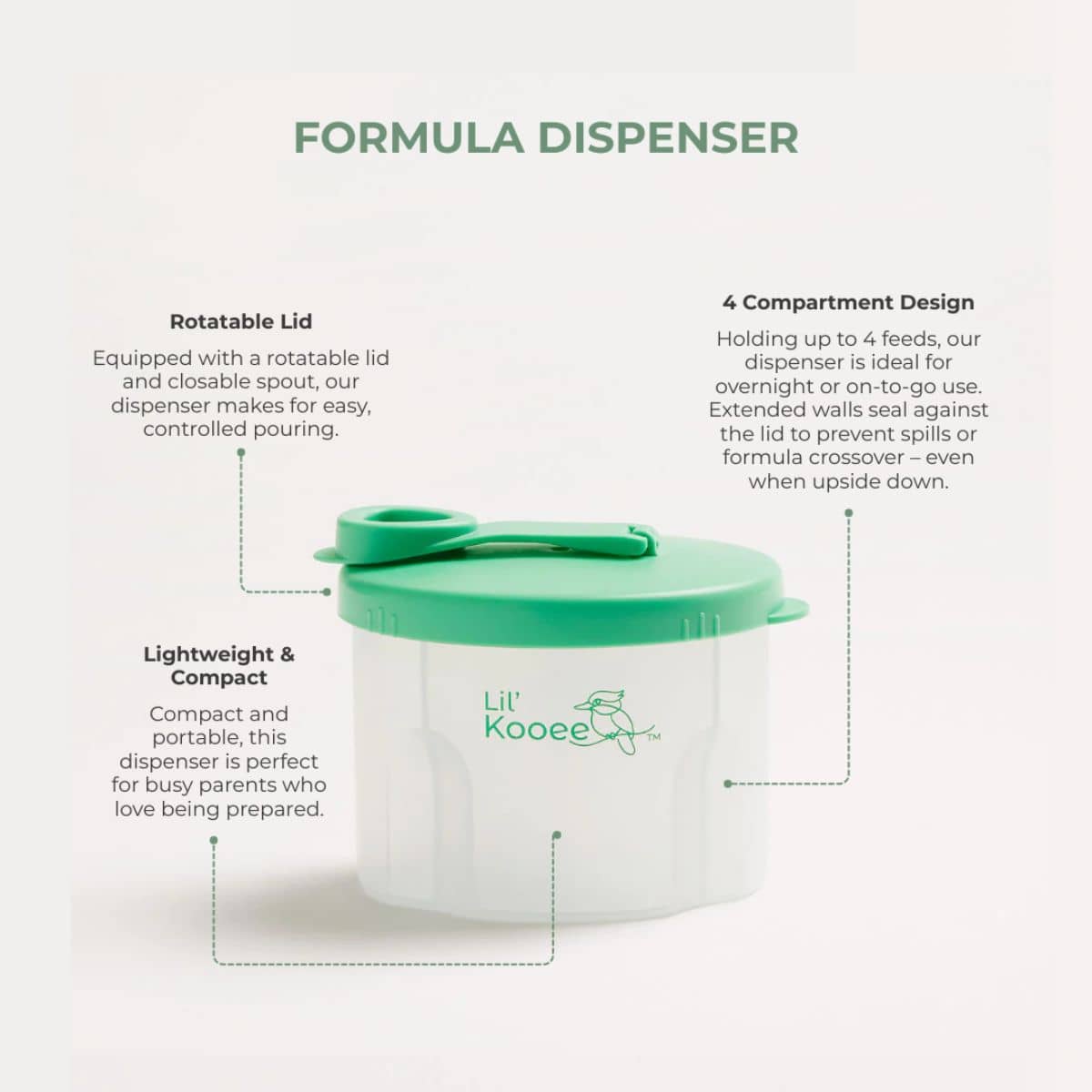 Lil' Kooee Formula Dispenser