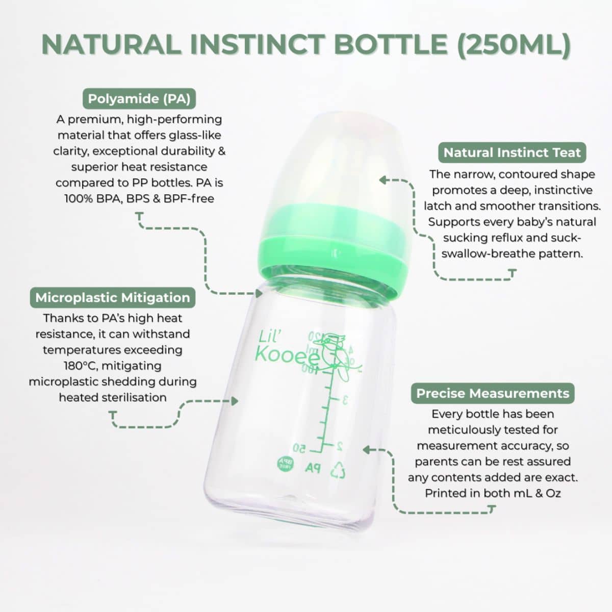 Lil' Kooee Natural Instinct PA Bottle - 250ml
