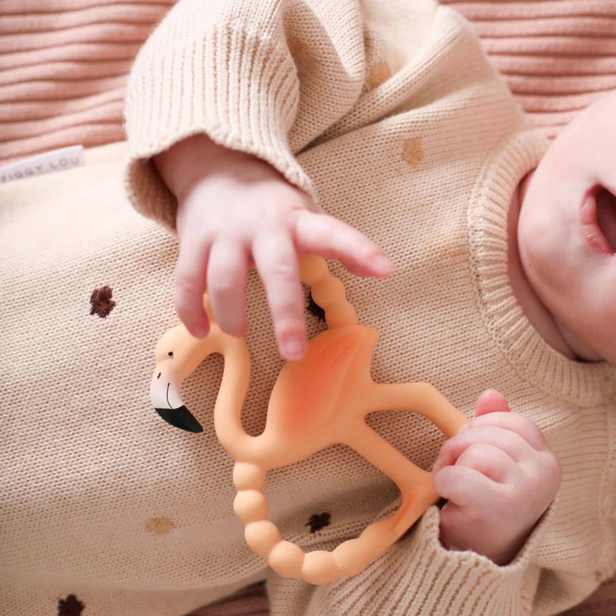 Lingo the Flamingo - Mini Teether