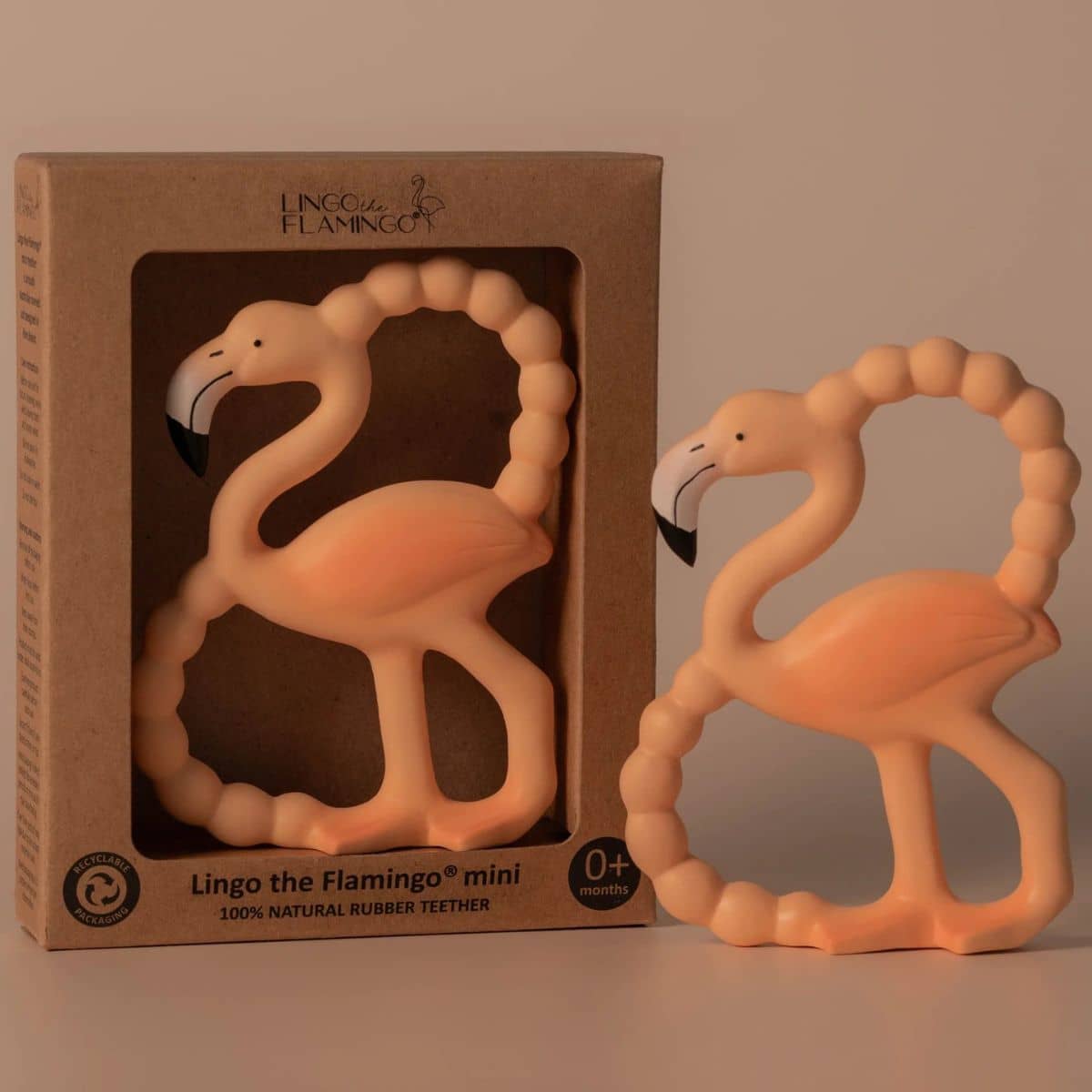 Lingo the Flamingo - Mini Teether