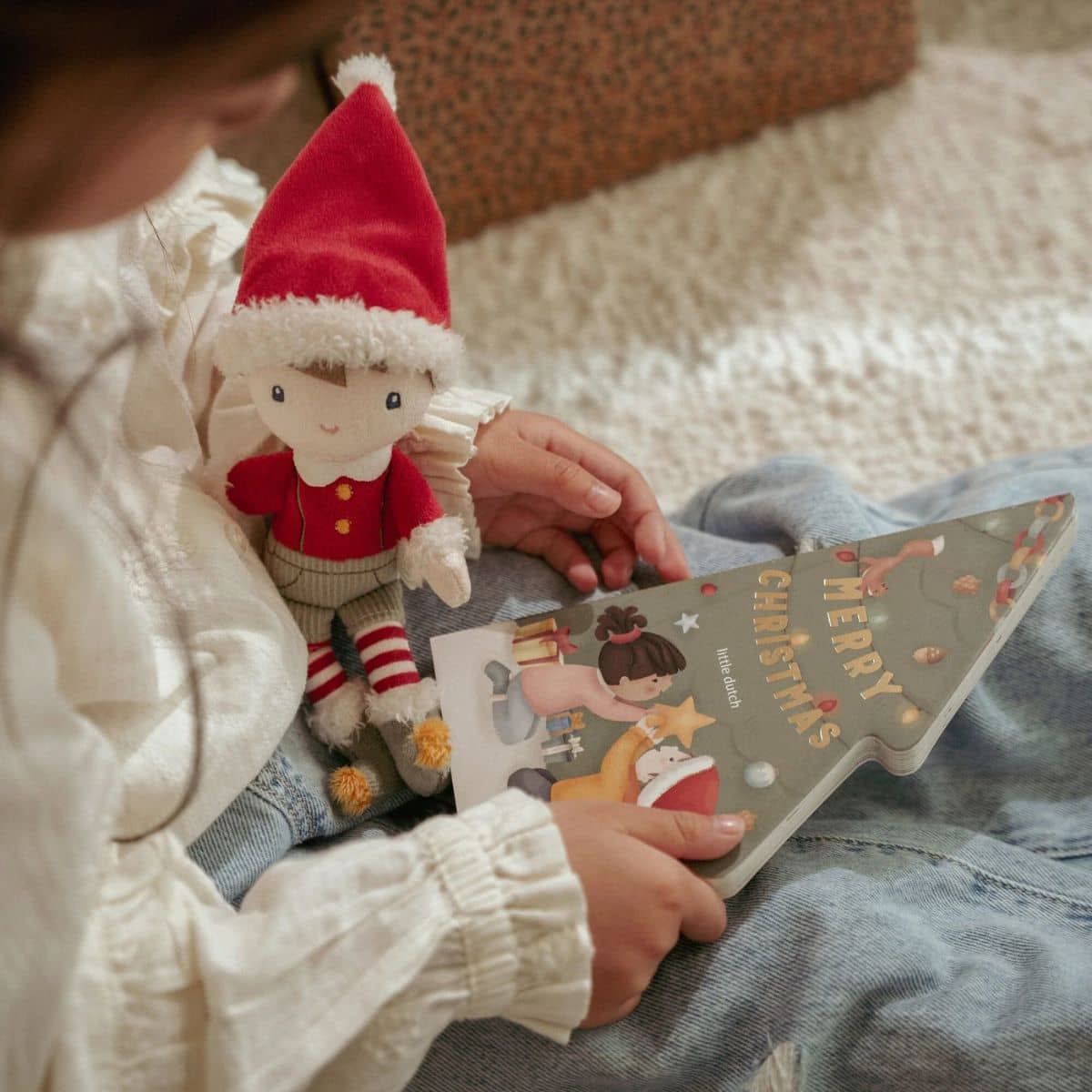 Little Dutch Christmas Book and Cuddle Doll - Jim