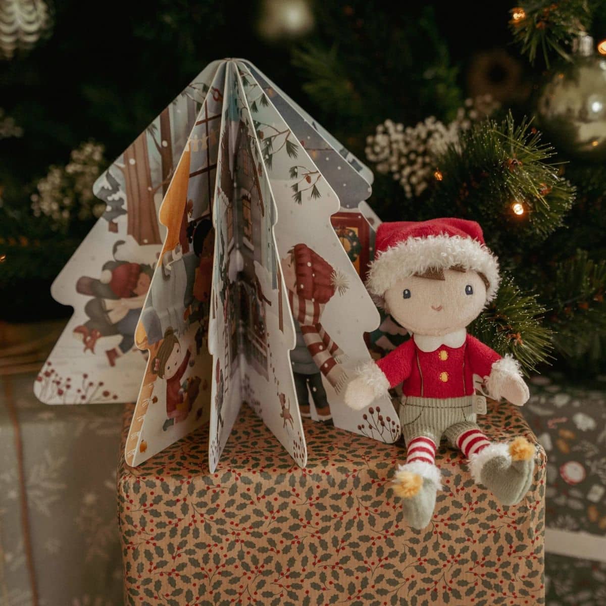 Little Dutch Christmas Book and Cuddle Doll - Jim