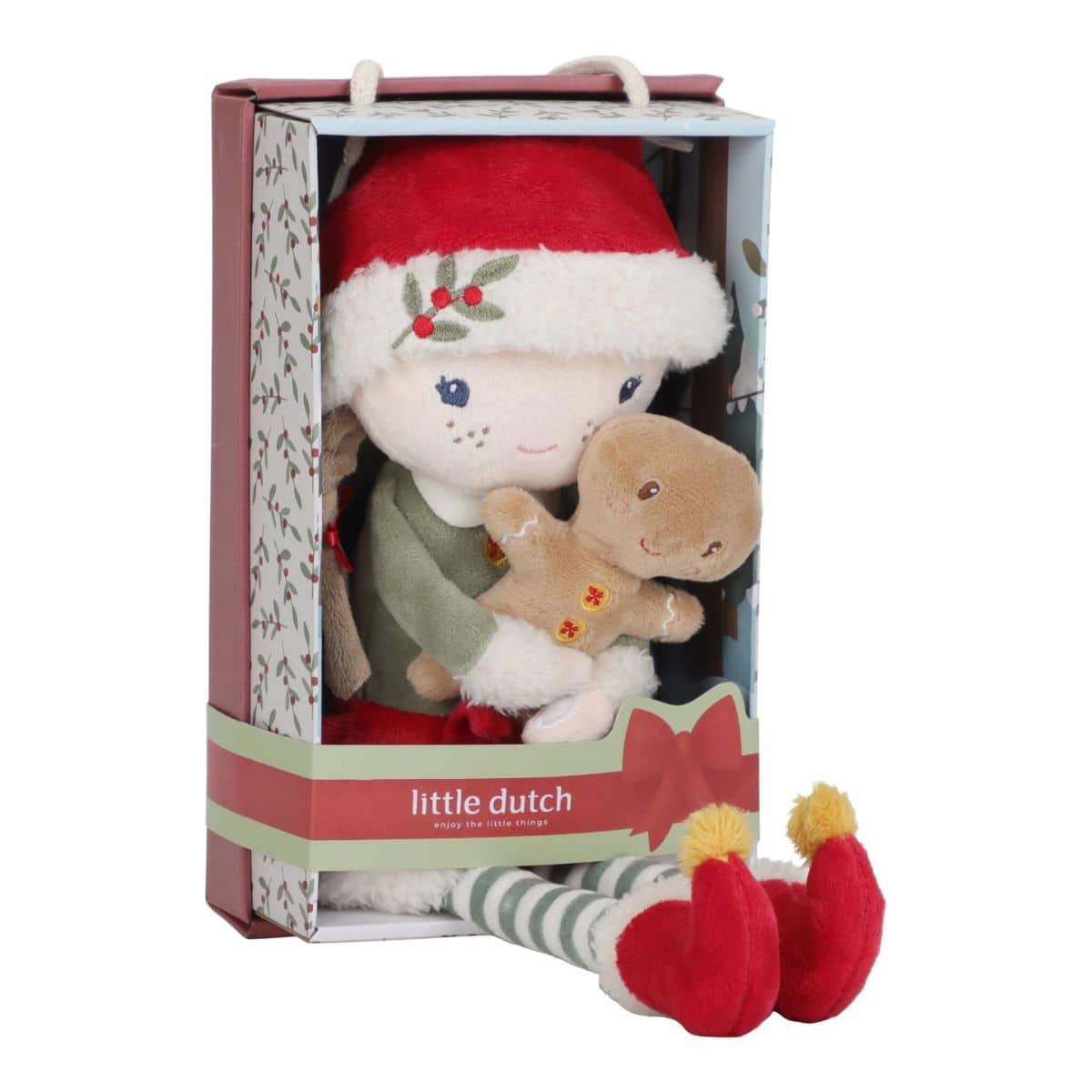 Little Dutch Christmas Cuddle Doll - Rosa