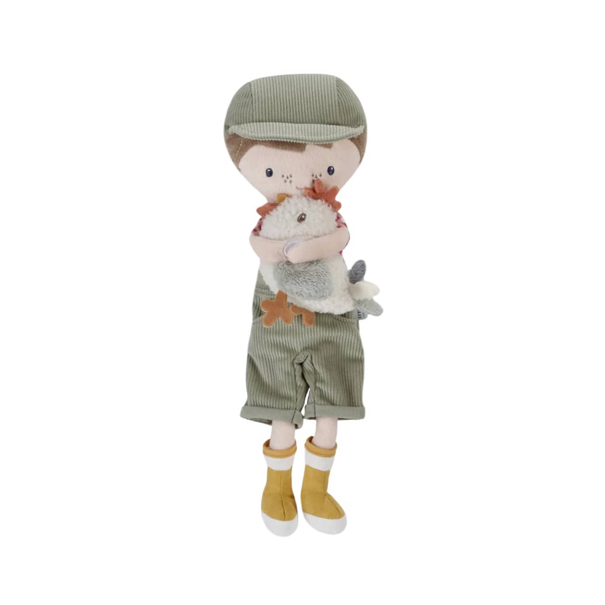 Little Dutch Little Farm Cuddle Doll - Farmer Jim with Chicken