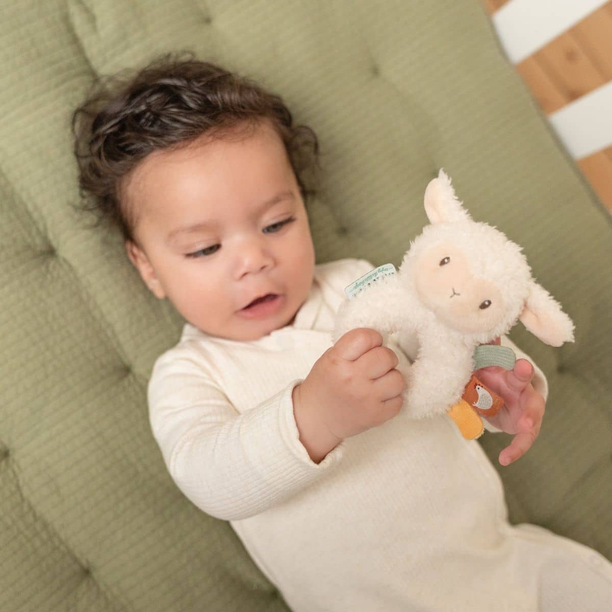 Little Dutch Little Farm Soft Ringrattle Sheep