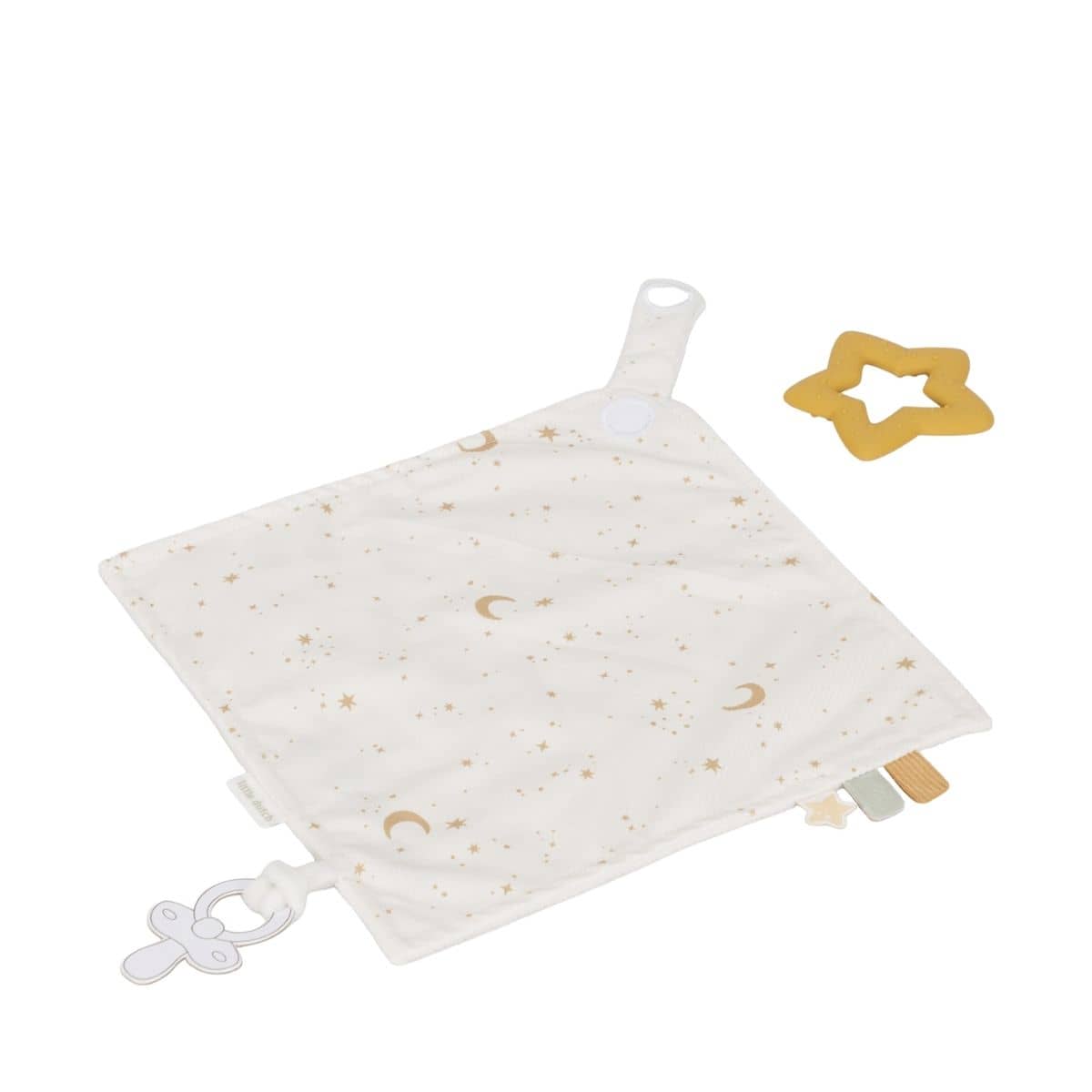 Little Dutch Newborn Naturals Cuddle Cloth Goose with Teething Ring