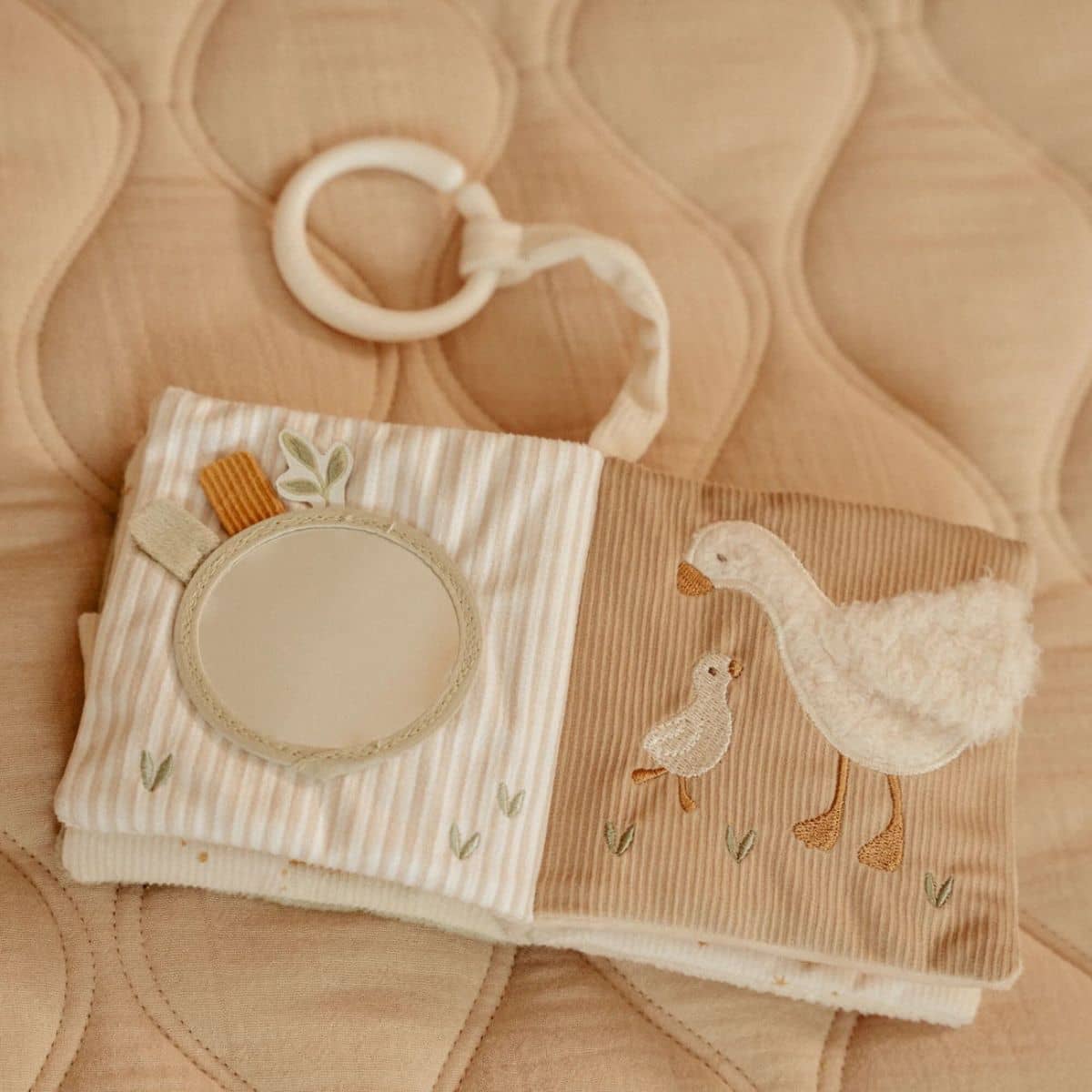 Little Dutch Newborn Naturals Goose Stroller Booklet