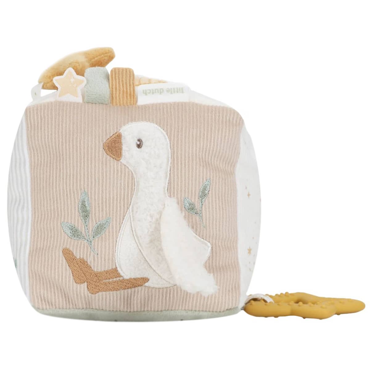 Little Dutch Newborn Naturals Soft Goose Activity Cube