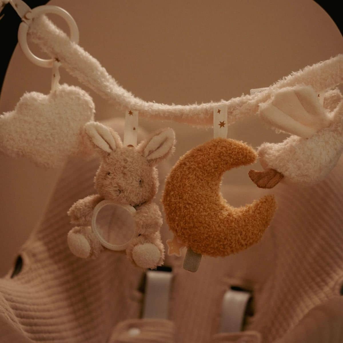 Little Dutch Newborn Naturals Stroller Toy Chain