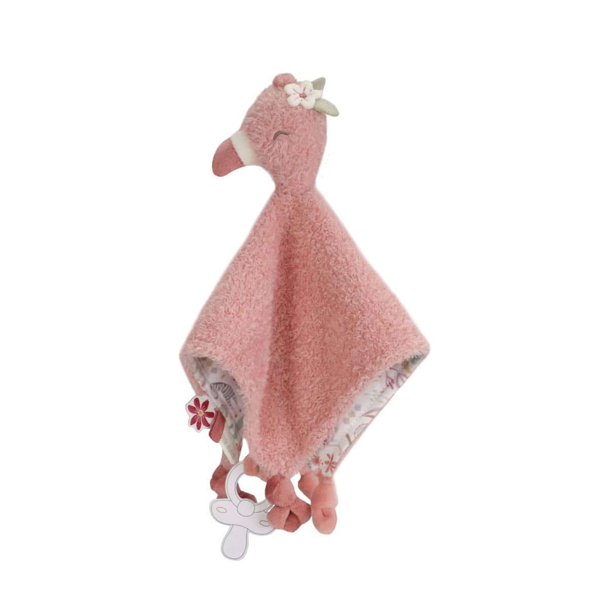 Little Dutch Safari Friends Cuddle Cloth Flamingo