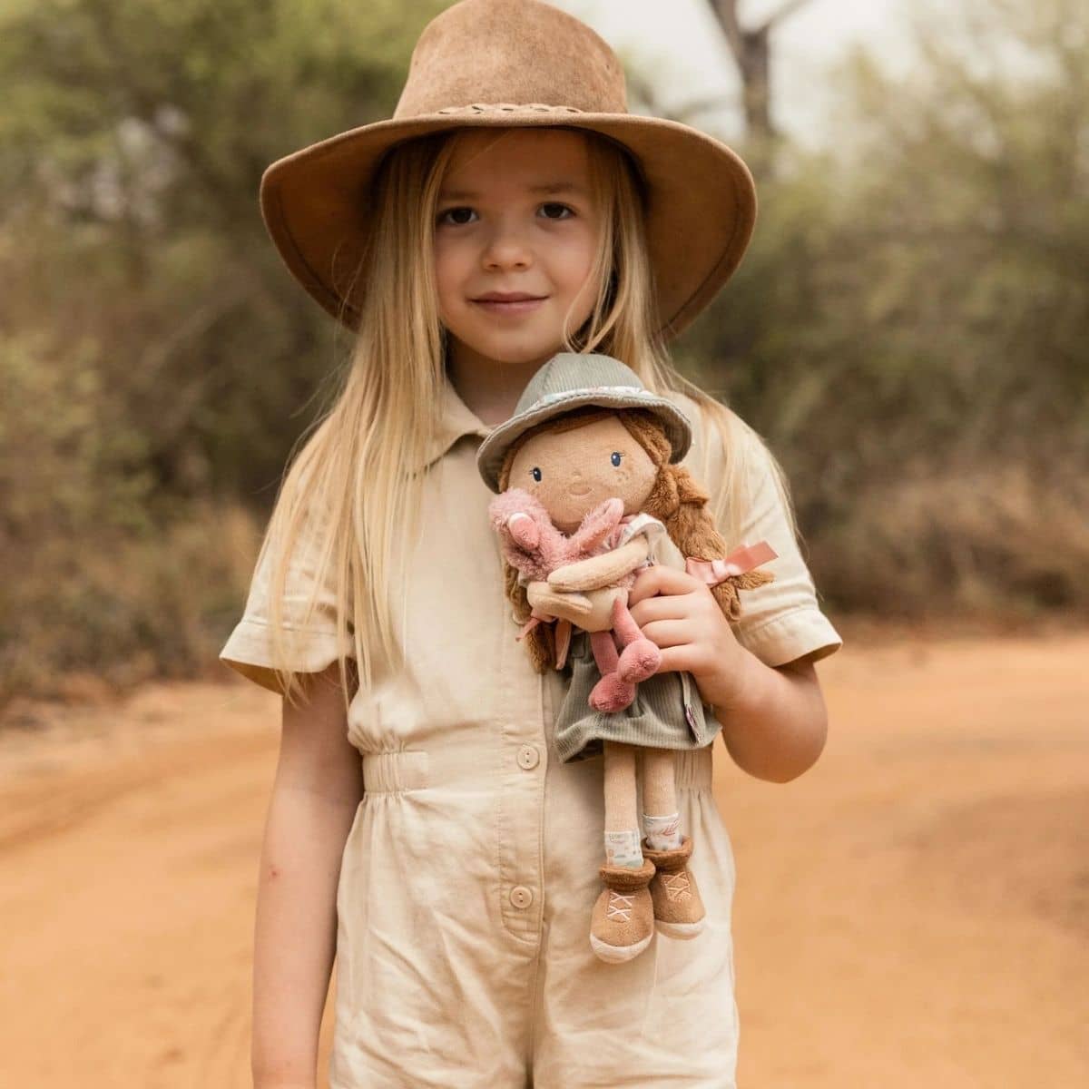 Little Dutch Safari Friends Cuddle Doll - Ranger Rosa