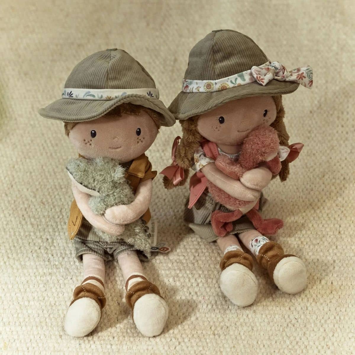 Little Dutch Safari Friends Cuddle Doll - Ranger Rosa