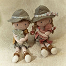 Little Dutch Safari Friends Cuddle Doll - Ranger Rosa