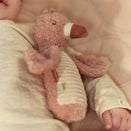 Little Dutch Safari Friends Squeaker with Rattle Flamingo