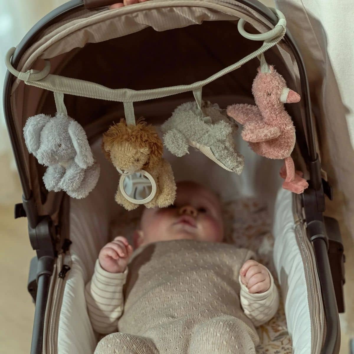 Little Dutch Safari Friends Stroller Toy Chain