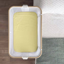 Little Human Linens Waterproof Change Pad / Co-Sleeper Bassinet Sheet - Limoncello