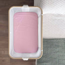 Little Human Linens Waterproof Change Pad / Co-Sleeper Bassinet Sheet - Pink
