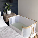 Little Human Linens Waterproof Change Pad / Co-Sleeper Bassinet Sheet - Sage