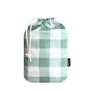 Little Human Linens Waterproof Change Pad / Euro Bassinet Sheet - Green Gingham